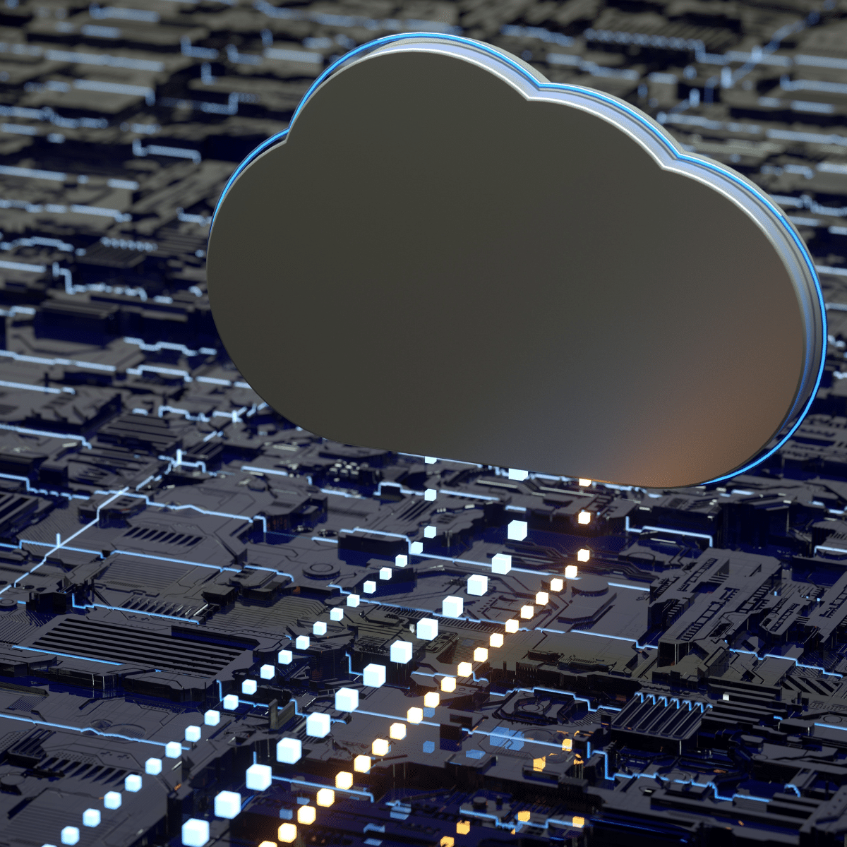 Illustration of a private revolution cloud